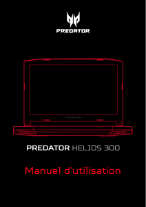 Mode d’emploi Acer Predator PH317-51 Ordinateur portable