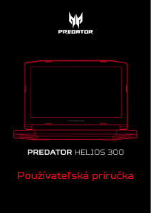 Návod Acer Predator PH317-51 Laptop