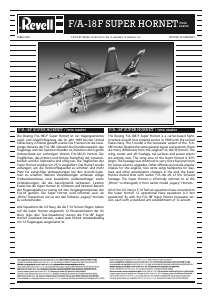 Manual de uso Revell set 04864 Airplanes F/A-18F Super Hornet