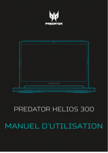Mode d’emploi Acer Predator PH317-54 Ordinateur portable
