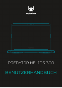 Bedienungsanleitung Acer Predator PH317-54 Notebook