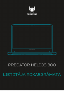 Rokasgrāmata Acer Predator PH317-54 Klēpjdators