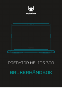Bruksanvisning Acer Predator PH317-54 Laptop
