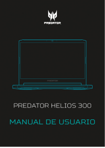 Manual de uso Acer Predator PH317-54 Portátil