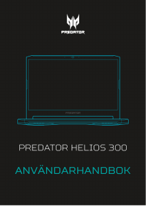 Bruksanvisning Acer Predator PH317-54 Bärbar dator