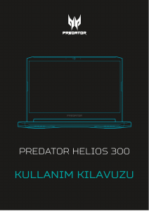 Kullanım kılavuzu Acer Predator PH317-54 Dizüstü bilgisayar