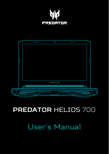 Handleiding Acer Predator PH717-71 Laptop