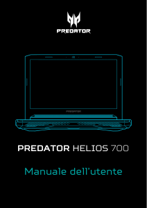 Manuale Acer Predator PH717-71 Notebook