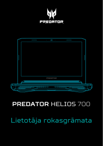 Rokasgrāmata Acer Predator PH717-71 Klēpjdators