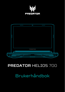 Bruksanvisning Acer Predator PH717-71 Laptop