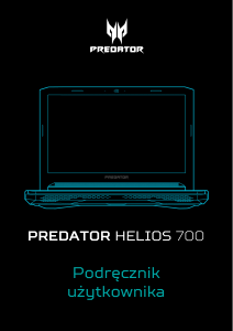 Instrukcja Acer Predator PH717-71 Komputer przenośny