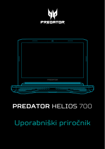 Priročnik Acer Predator PH717-71 Prenosni računalnik
