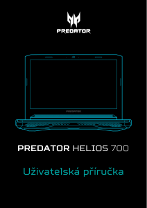 Manuál Acer Predator PH717-71 Laptop
