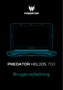 Brugsanvisning Acer Predator PH717-71 Bærbar computer