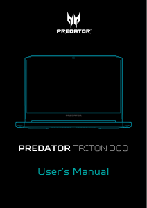 Manual Acer Predator PT315-51 Laptop