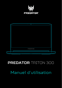 Mode d’emploi Acer Predator PT315-51 Ordinateur portable