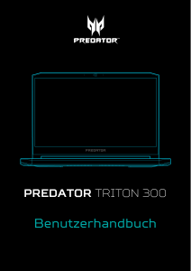 Bedienungsanleitung Acer Predator PT315-51 Notebook