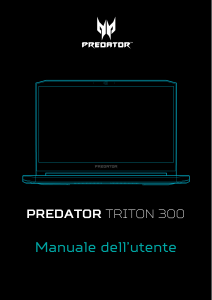 Manuale Acer Predator PT315-51 Notebook