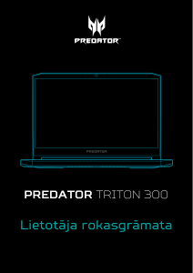 Rokasgrāmata Acer Predator PT315-51 Klēpjdators