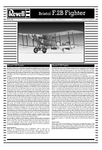 Mode d’emploi Revell set 04873 Airplanes Bristol F.2B Fighter