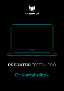 Bruksanvisning Acer Predator PT315-51 Laptop