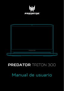 Manual de uso Acer Predator PT315-51 Portátil