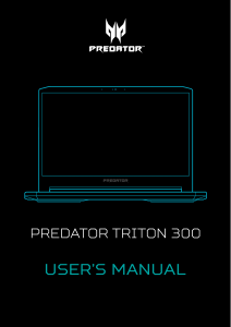 Handleiding Acer Predator PT315-52 Laptop