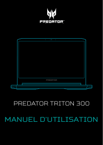 Mode d’emploi Acer Predator PT315-52 Ordinateur portable