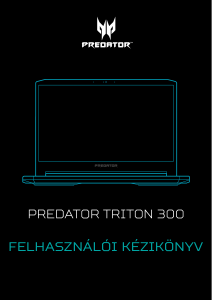 Használati útmutató Acer Predator PT315-52 Laptop