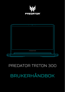 Bruksanvisning Acer Predator PT315-52 Laptop