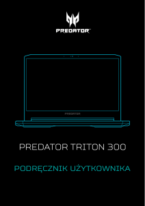 Instrukcja Acer Predator PT315-52 Komputer przenośny