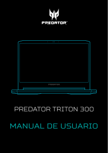 Manual de uso Acer Predator PT315-52 Portátil