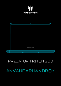 Bruksanvisning Acer Predator PT315-52 Bärbar dator