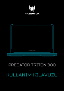 Kullanım kılavuzu Acer Predator PT315-52 Dizüstü bilgisayar