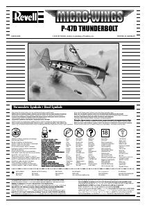 Brugsanvisning Revell set 04929 Airplanes Micro Wings P-47D Thunderbolt