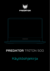 Käyttöohje Acer Predator PT515-51 Kannettava tietokone