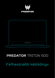 Használati útmutató Acer Predator PT515-51 Laptop