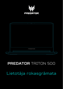 Rokasgrāmata Acer Predator PT515-51 Klēpjdators