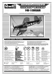 Brugsanvisning Revell set 04930 Airplanes Micro Wings F4U-1 Corsair