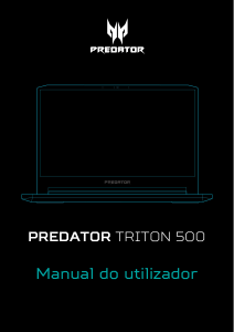 Manual Acer Predator PT515-51 Computador portátil