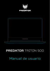 Manual de uso Acer Predator PT515-51 Portátil