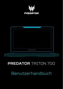 Bedienungsanleitung Acer Predator PT715-51 Notebook