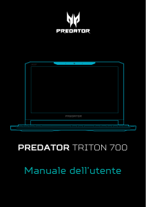 Manuale Acer Predator PT715-51 Notebook