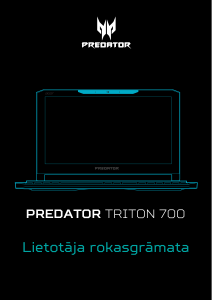 Rokasgrāmata Acer Predator PT715-51 Klēpjdators