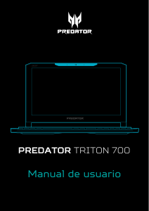 Manual de uso Acer Predator PT715-51 Portátil