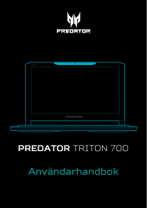 Bruksanvisning Acer Predator PT715-51 Bärbar dator