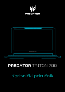 Priručnik Acer Predator PT715-51 Prijenosno računalo