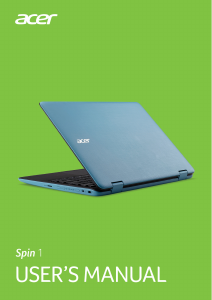 Manual Acer Spin SP111-31N Laptop