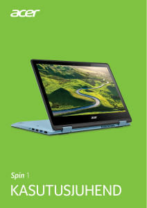 Kasutusjuhend Acer Spin SP111-31N Sülearvuti