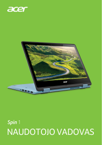 Vadovas Acer Spin SP111-31N Nešiojamasis kompiuteris